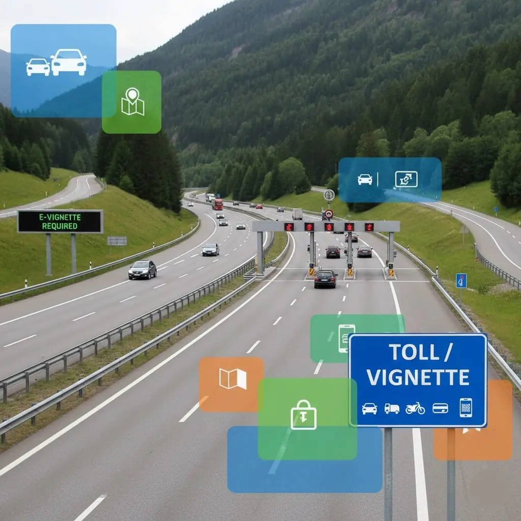 tol-vignet-sticker Over tolwegen, vignetten en milieuzones. Wat heb ik nodig?